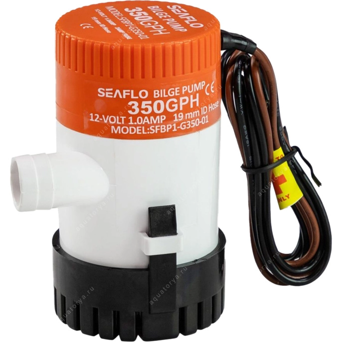 Помпа осушительная 12В 350GPH (22 л/мин) SeaFlo (SFBP1-G350-01)